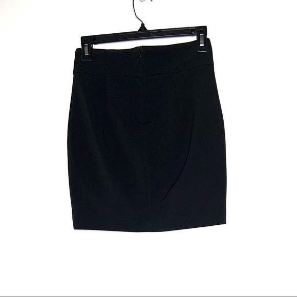 Zara Basic Mini Pencil Skirt Black Small - Picture 2 of 5